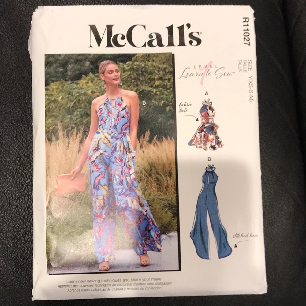 McCalls level learn to sewing Patterns